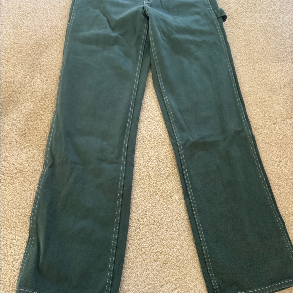 PacSun Forest Green Flare Jeans